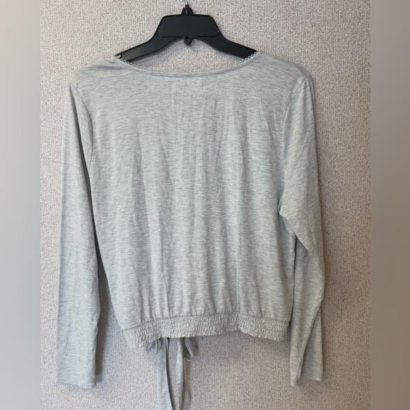 Lucky Brand Women's Size XL Sandwash Surplice Top modest business casual NWT - Picture 3 of 7